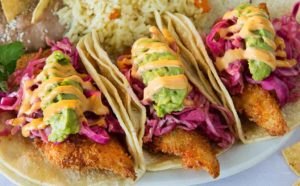 Firefish Grill Lunch Menu –Seafood Tacos